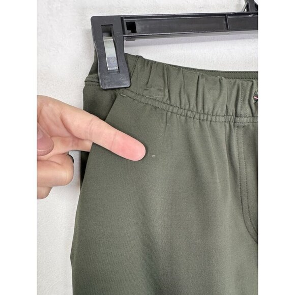 Lululemon Jet Crop Slim Pants Womens 2 Gator Green Luxtreme 7/8 Drawstring - Picture 8 of 12